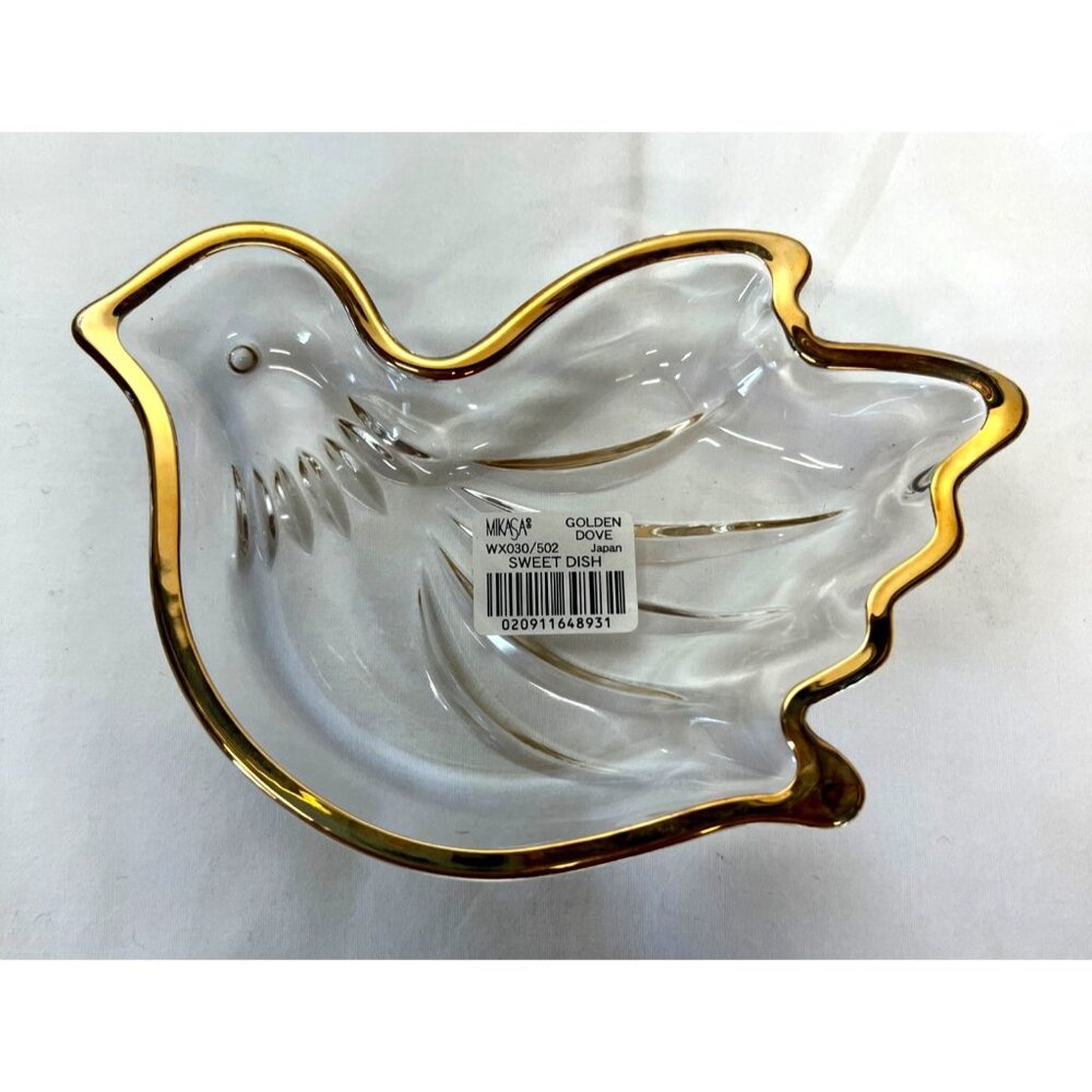 Mikasa Golden Dove Crystal Sweet Dish